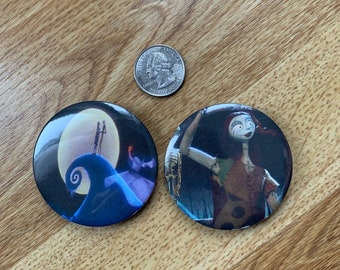 Sally Nightmare Before Christmas 2 Pack Pin Buttons