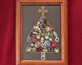 Christmas Tree Jewelry Art Picture