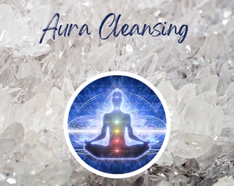Aura Cleanse, Energy Cleanse using crystal healing, reiki to help heal and cleanse your aura.