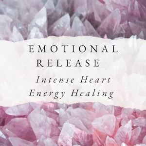 Crystal healing and energy healing to help heal your heart chakra - intense energy healing, cutting cords and correcting energy balance