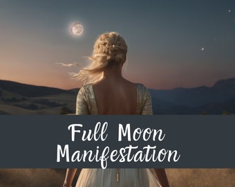 Full moon spell | Full moon manifestation or release ritual | Your ritual designed | Custom full moon ritual