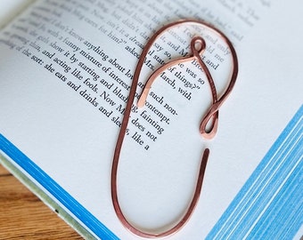 Sandal Bookmark | Handmade Copper Bookmark | Wire Line Art | Hawaiian Luau Party Favor | Bookworm Gift | Book Accessories | Book Stationary