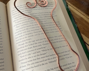 Handmade Copper Bookmark: Adult Humor, Gag Gift for Book Lover