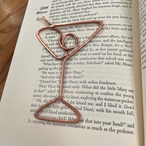 Martini Bookmark | Handmade Copper Wire Line Art | Dirty Martini Happy Hour | Bookworm Gift | Reading Accessories | Notebook Stationary