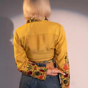 Tabby Belted Cotton Crop Top image 5