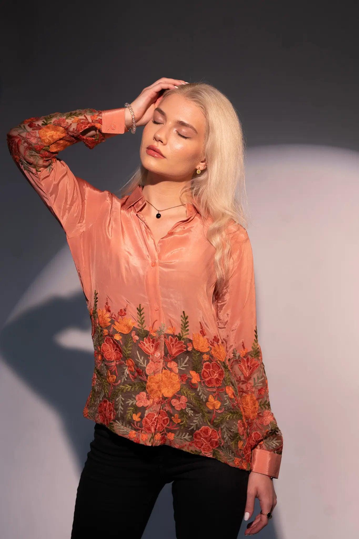 PARTIMENTOのOrganza 2PK Half Shirt PARTIMENTO