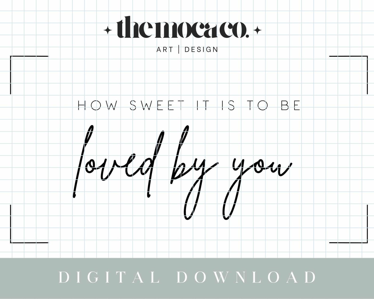 How Sweet It is to Be Loved by You SVG | Wedding Decor Svg | Wedding