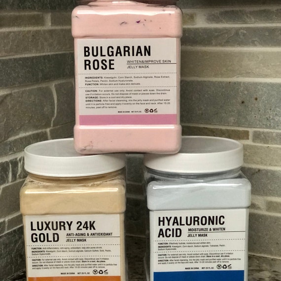 24K Gold Hydro Facial Jelly Masks, Hydrojelly, Jell Mask 24K