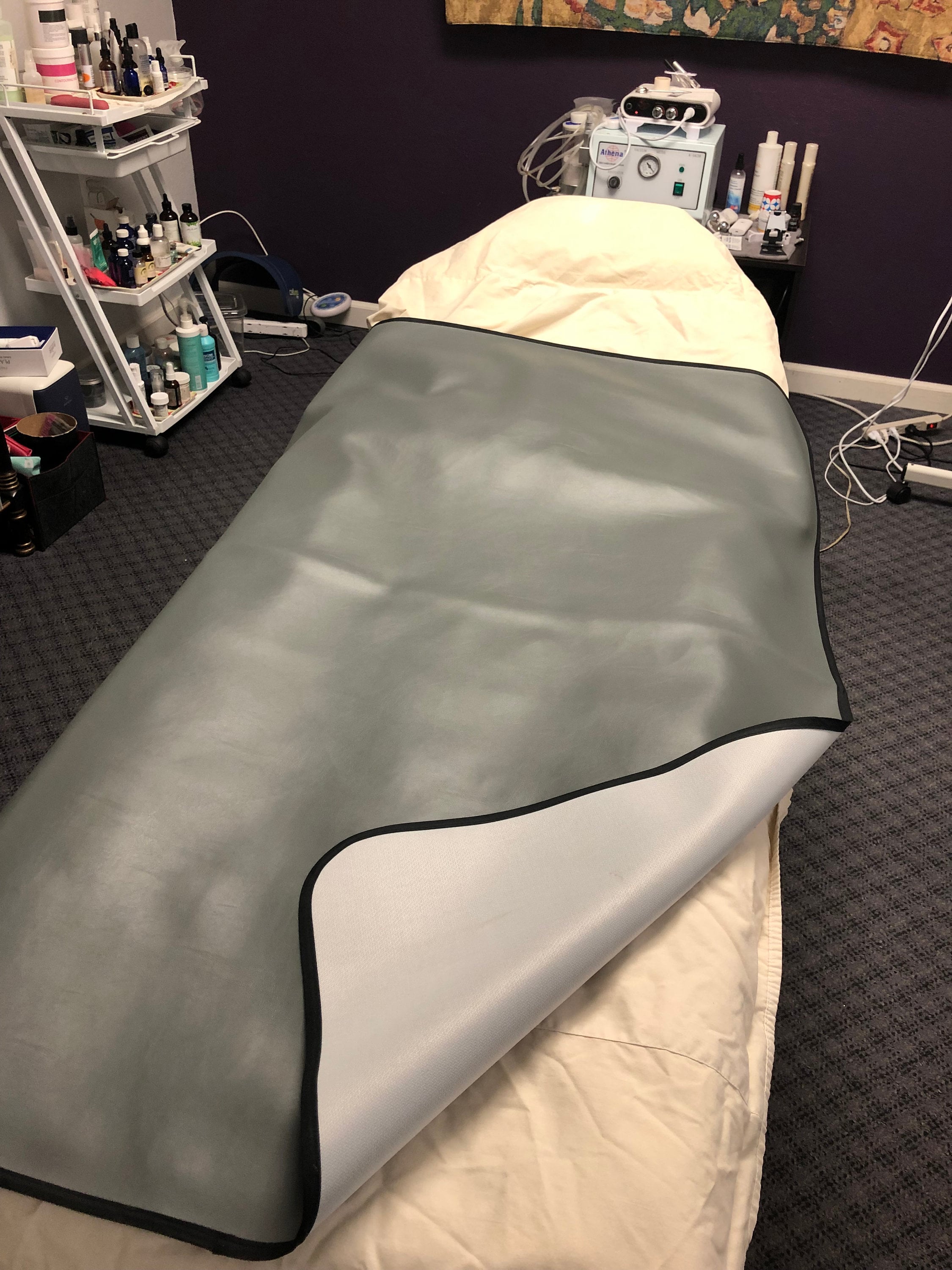 Esthetician Wax Pad, Massage Table Pad, Sugaring Pad, Spa Bed Pad