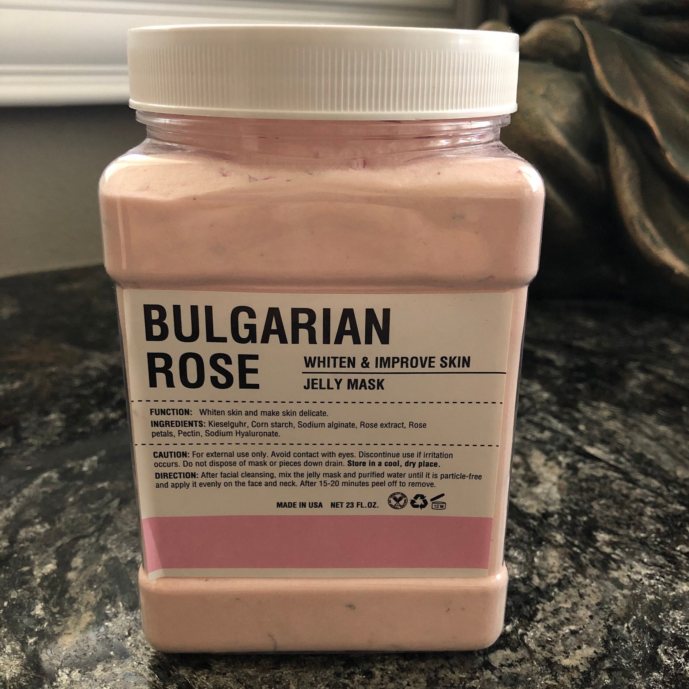 ハイドロジェリーマスク☆BULGARIAN ROSE 300g Bulgarian Rose – Jelly Mask For Facial Skin Care, Natural