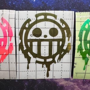One Piece Drip Vinyl Stickers