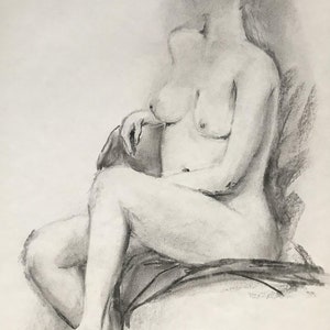 Soft Stranger | 9x12 | Abenteuer Kunstwerk | Figurenzeichnungen | NY Art | Brooklyn | Person Zeichnung | Hauskunst | Geburtstagskunst | Kunst Geschenk
