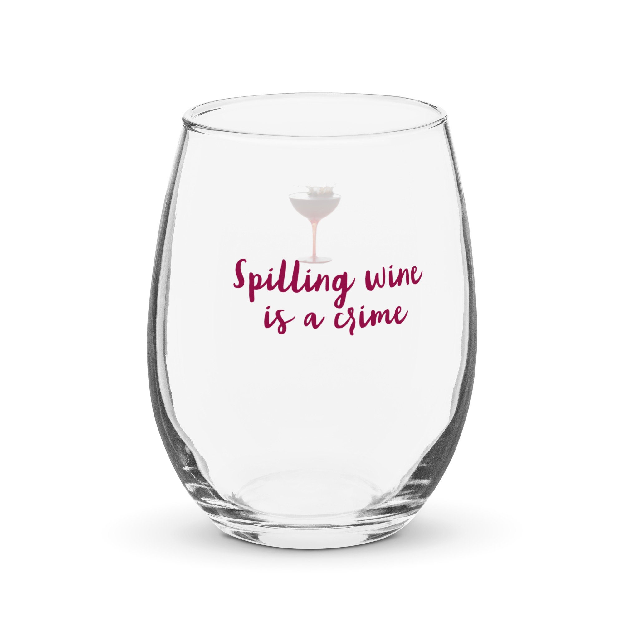 No Spill Wine Glass 