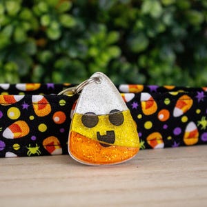 Candy Corny | Halloween Dog Collar, Spooky Cat Collar, Breakaway Cat Collar, Custom Martingale Collar, Matching Dog and Cat Fall Collars 画像 2
