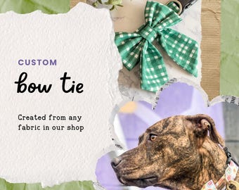 Custom Bow Tie | Standard or Sailor Bow Tie with Elastic Attachment