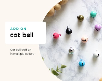 Cat Bell | Cat Collar Add On Accessory, Available in Multiple Colors