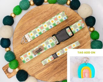 Magical Marshmallows | St Patricks Day Dog Collar, Lucky Charm Breakaway Cat Collar, St Pattys Day Cat Collar, Pet Gift, Spring Dog Collar
