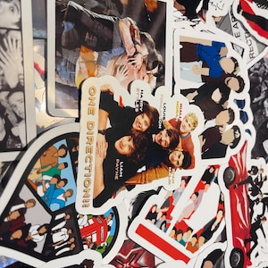 One Direction inspired stickers| 1D stickers| Cute Vinyl Decals for 1D Fans| Perfect for Laptops, Phones, Journals and more