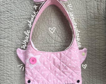Whale shark bag PDF Pattern | Shoulder bag or crossbody/tote