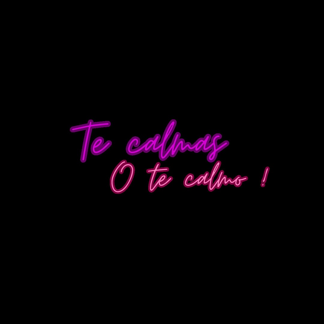 Te Calmas O Te Calmo Digital Download PNG Etsy