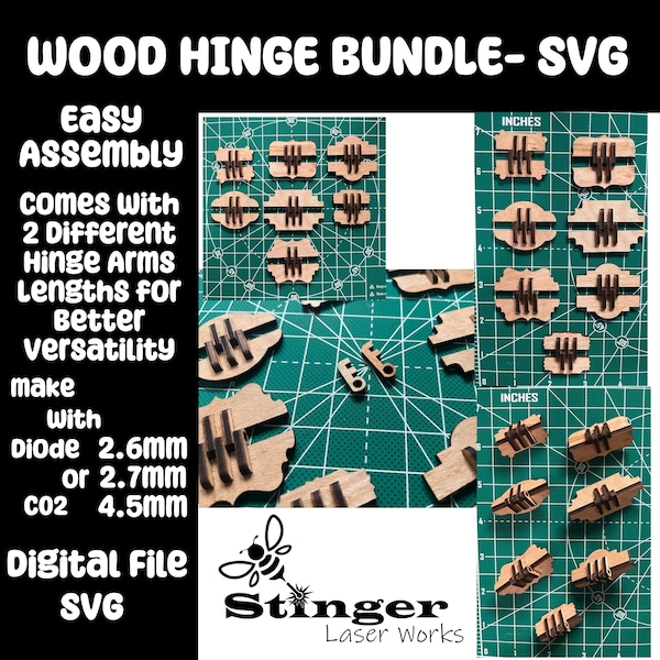 Holzscharnier Bundle SVG