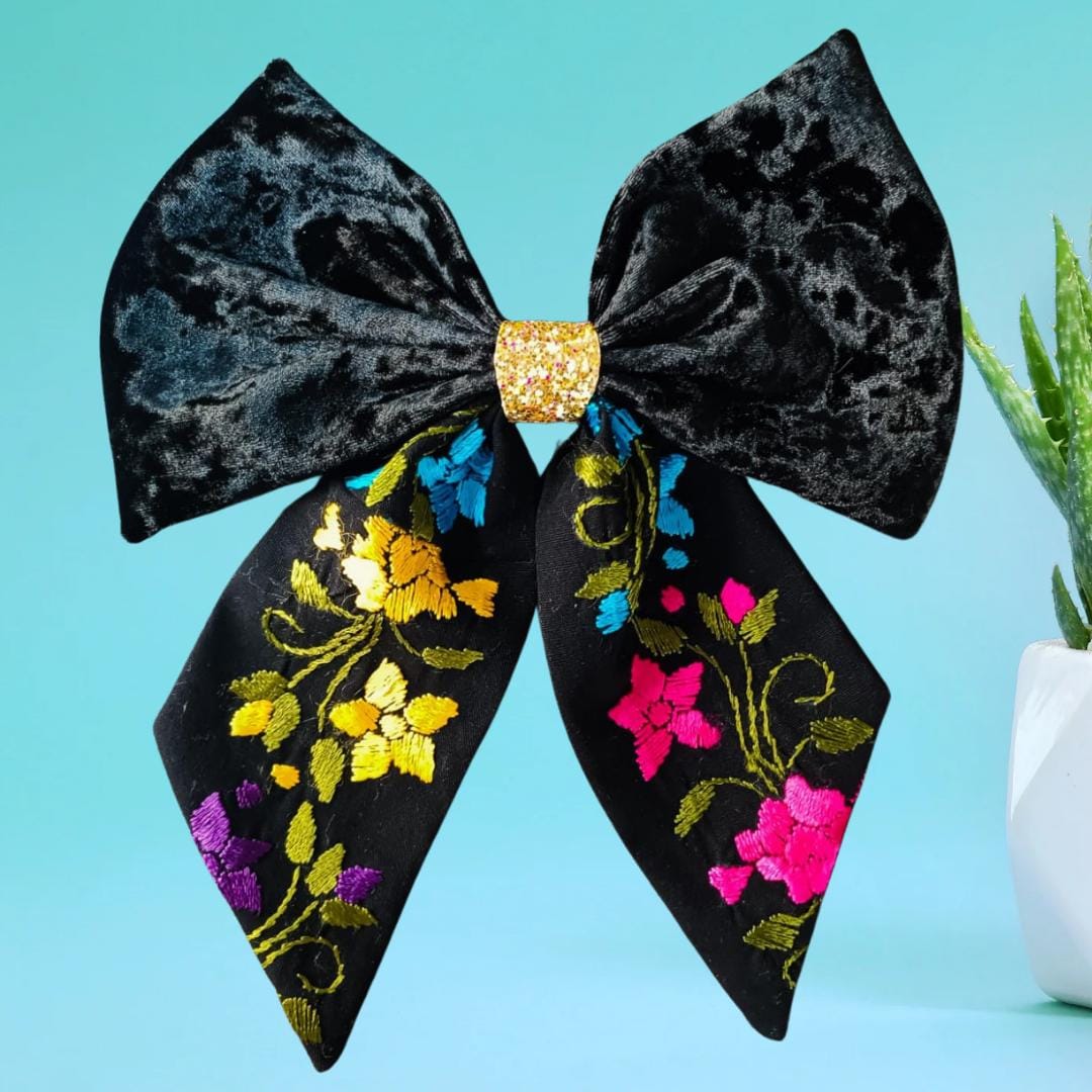 Moño De Graduación Bordado - Embroidered Graduation Bow - Etsy