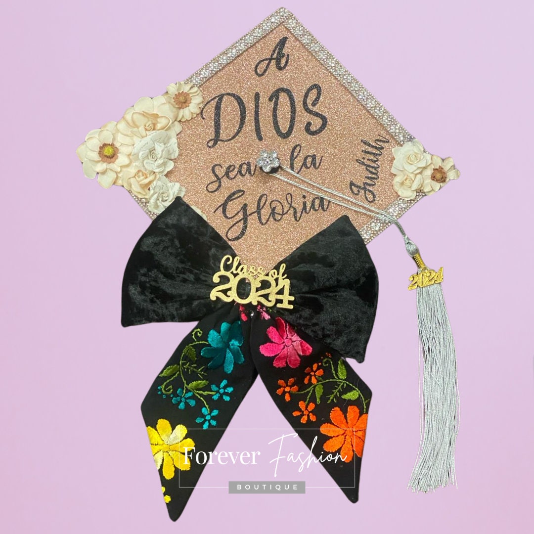 Graduation Cap Bow - Moño Para Gorro De Graduación - Etsy