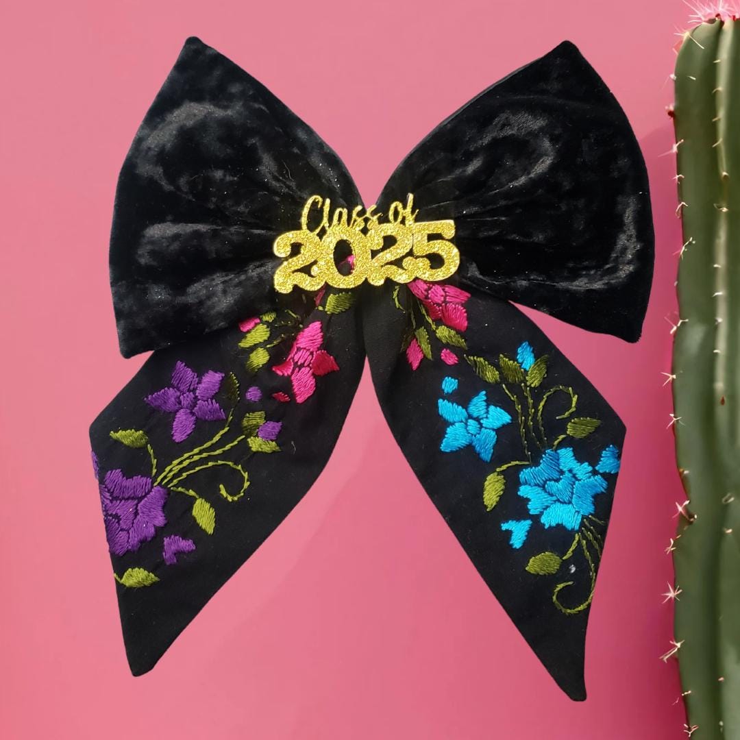 Graduation Cap Bow - Moño Para Gorro De Graduación - Etsy
