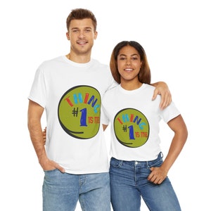 Thing 1, Thing #1, Dr Seuss Thing 1-Unisex Heavy Cotton Tee