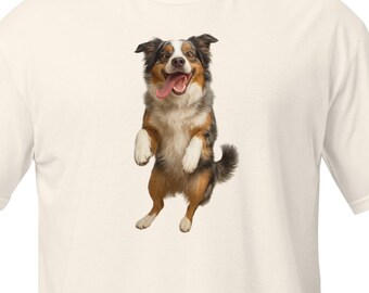 Australian Shepherd Smiles - Short-Sleeve Unisex T-Shirt