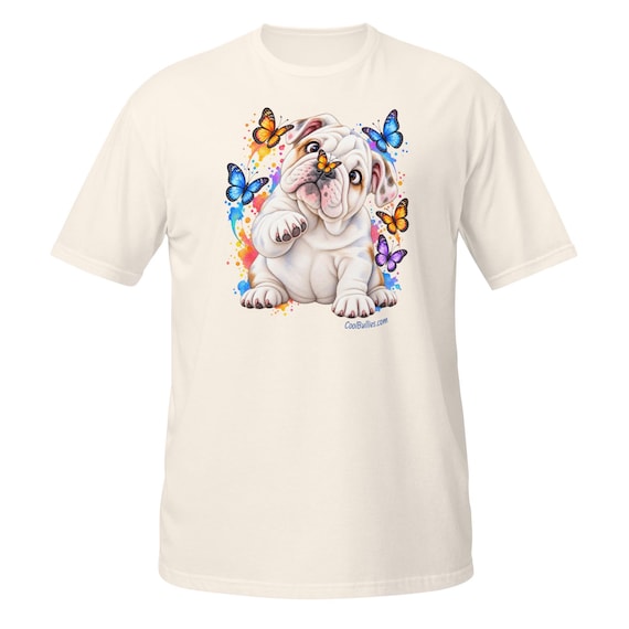 Bulldog and Buttreflies T-Shirt