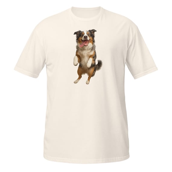 Australian Shepherd Smiles - Short-Sleeve Unisex T-Shirt