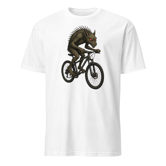 Chupacabra on a Bike - Short-Sleeve Unisex T-Shirt