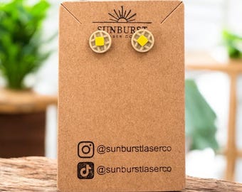 Mini Waffle Earrings – Foodie Breakfast Studs