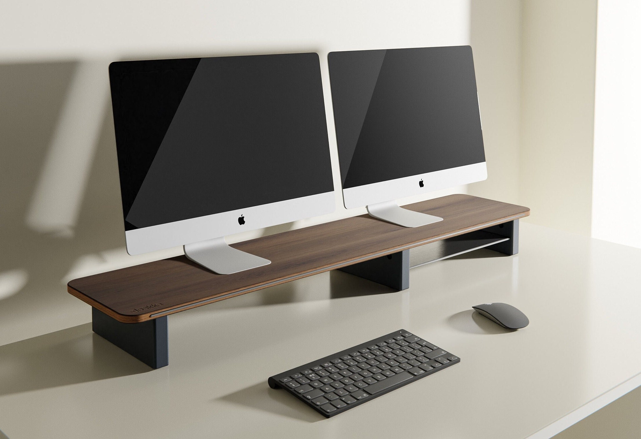 Grovemade Desk Shelf Walnut - Etsy Grovemade Desk Shelf Walnut - Etsy