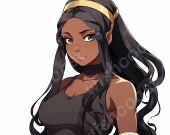 black dressed anime characters The Glamour Dress – Glamorous Black Cowl Neck Gown with Side Cutouts a –  New Em main image 1