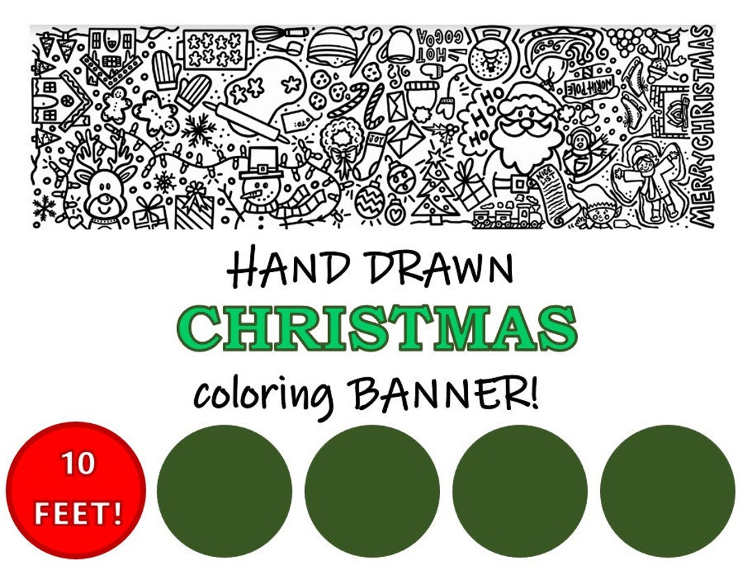 giant-10ft-christmas-coloring-banner-coloring-banner-banner-etsy