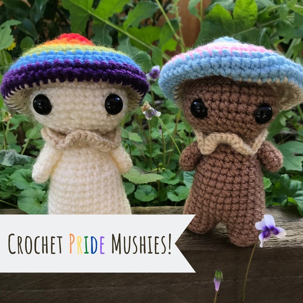 Crochet Pride Mushies