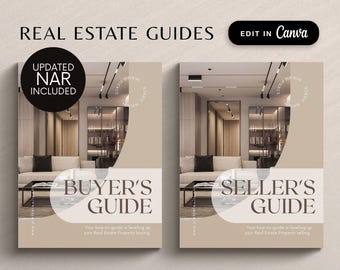 Modern Real Estate Buyer and Seller Guide, Real Estate Buyer Packet, Real Estate Seller Packet, Real Estate Buyer, Buyer Agent Commission