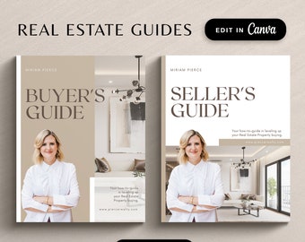Modern Real Estate Buyer and Seller Guide, Real Estate Buyer Packet, Listing Packet, Real Estate Buyer Book, Listing Presentation
