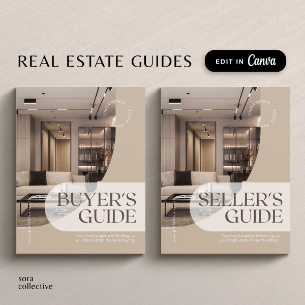 Modern Real Estate Buyer and Seller Guide, Real Estate Buyer Packet, Real Estate Seller Packet, Real Estate Buyer Book, Buyer Presentation