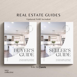 Real Estate Listing Presentation, Simple Buyers Guide, Buyer and Seller Guide, Realtor Moving Checklist Planner, Luxury Home Buyer Guide