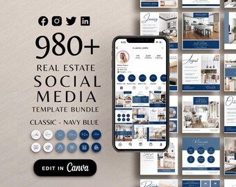 Real Estate Templates, Realtor Marketing, Real Estate Social Media, Real Estate Instagram Posts, Realtor Canva Templates Highlight Covers