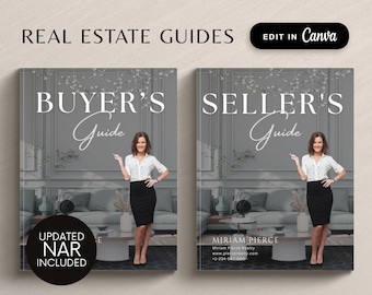 Seller Guide and Buyer Guide Bundle, Listing Presentation for Real Estate, Realtor Packet, Home Buyers and Sellers Guides, Buyer Commission