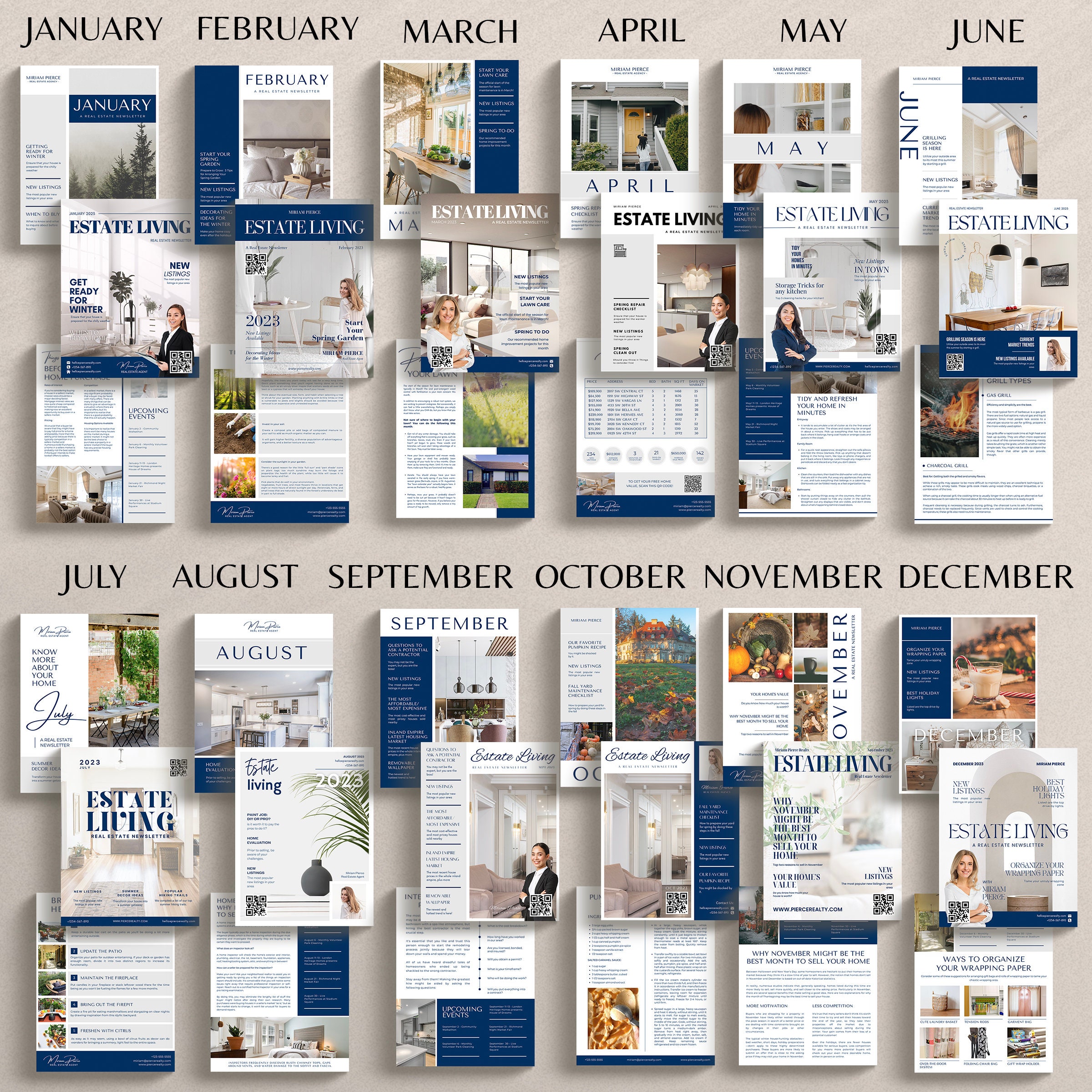2026 Real Estate ALL-IN-ONE Templates, Canva Bundle, Canva Templates ...