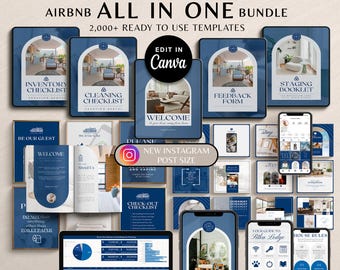 Airbnb Mega Bundle | Airbnb Host Bundle | Welcome Book Template | Superhost | Airbnb Printable | Airbnb | VRBO | Airbnb welcome Book | Host