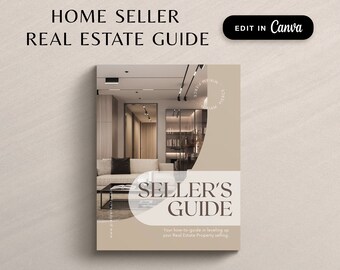 Listing Presentation for Real Estate, Sellers Guide, Realtor Listing Packet, Real Estate Marketing Seller Presentation, PreList Packet