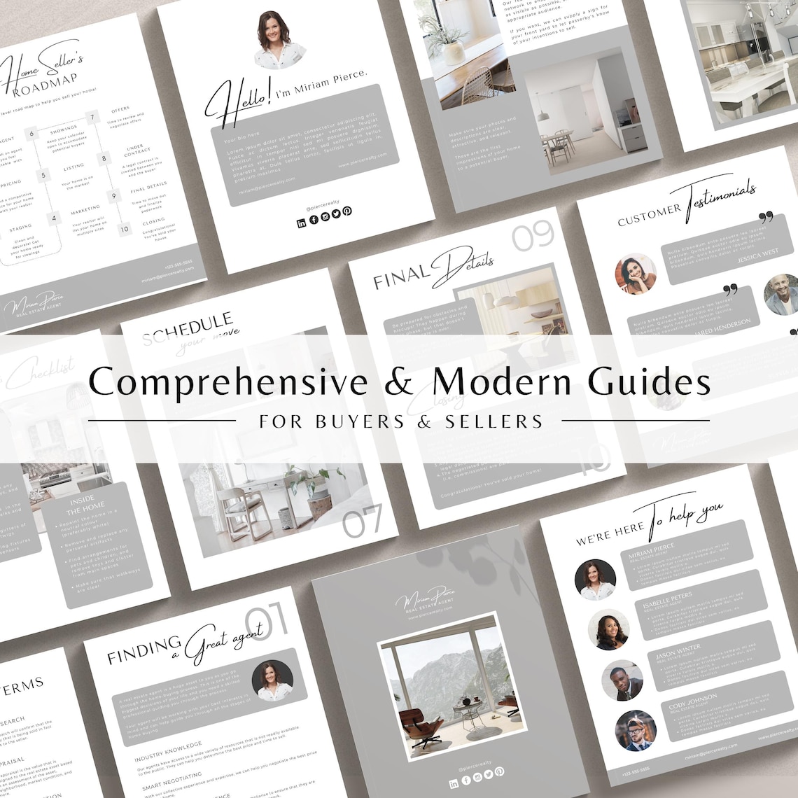 Seller Guide and Buyer Guide Bundle, Listing Presentation for Real ...