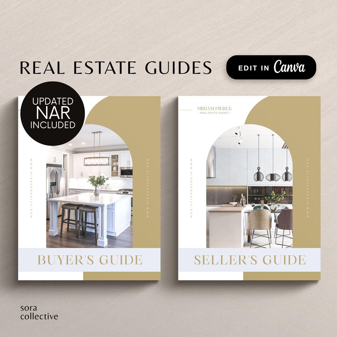 Real Estate Home Buyer and Seller Guide Bundle, Real Estate Template ...