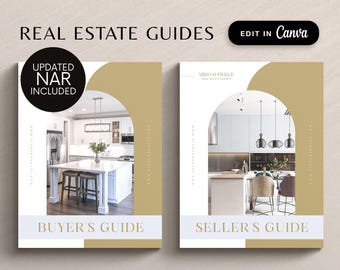 Real Estate Home Buyer and Seller Guide Bundle, Real Estate Template, Real Estate Buyer Packet, Seller Packet, Summer Presentation Book